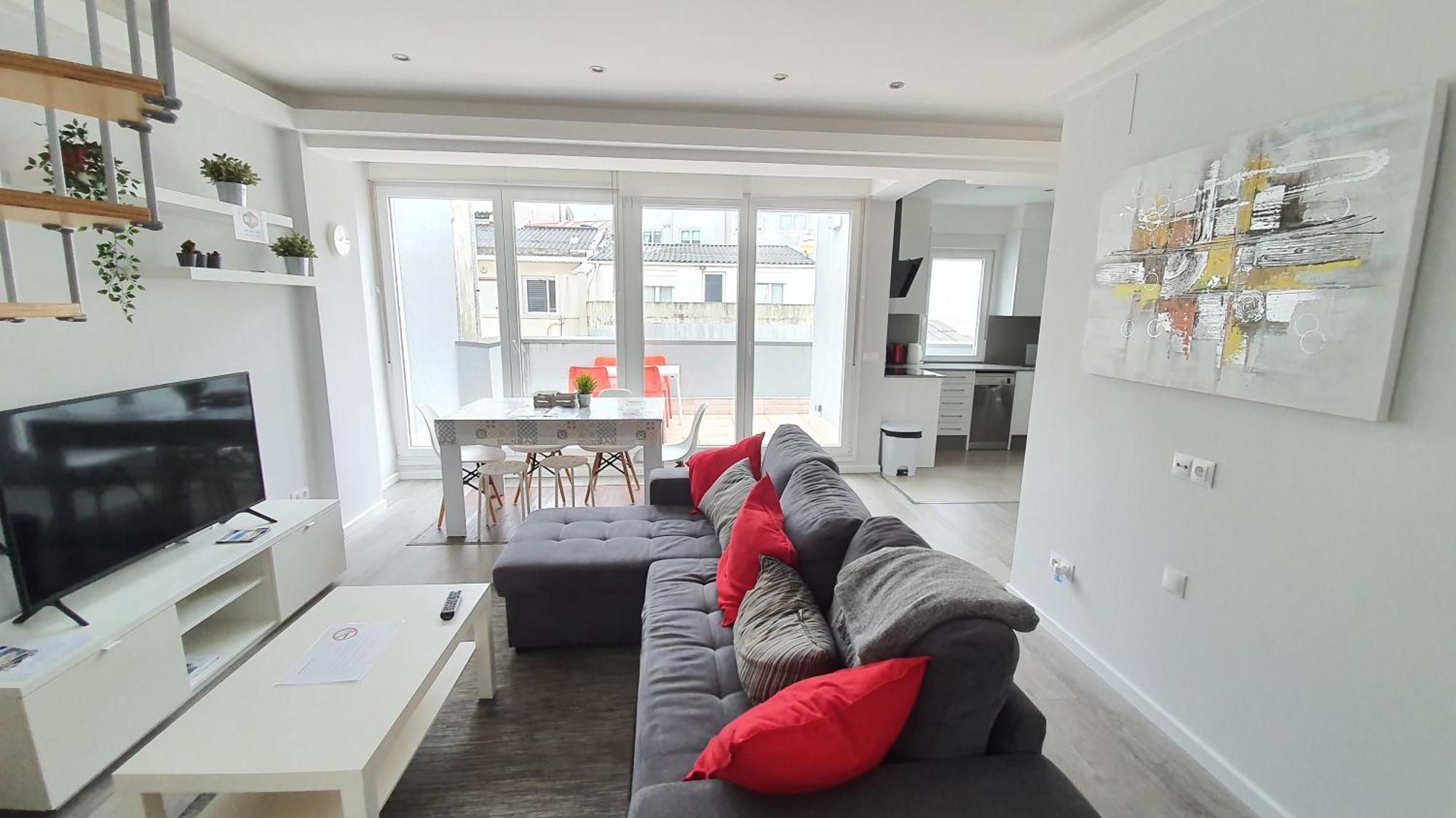 Fantastico Apartamento, Cerca De Todo, Para Disfrutar De La Ciudad 拉科鲁尼亚 外观 照片